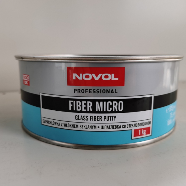 NOVOL ШПАТЛЕВКА FIBER MICRO 1кг