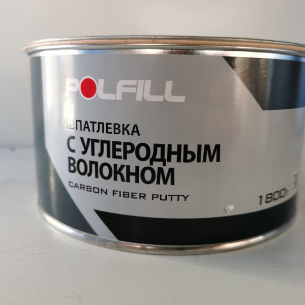 POLFILL Carbon fiber Шпатлевка с угольным волокном 1,8 кг